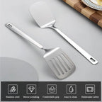 2-Pack Stainless Steel Spatula Set