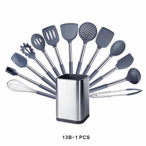 Grey — 13 Piece Set with Holder