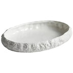 Ceramic Fish Plate with Rock Texture | Scratch Resistant | 3 Sizes