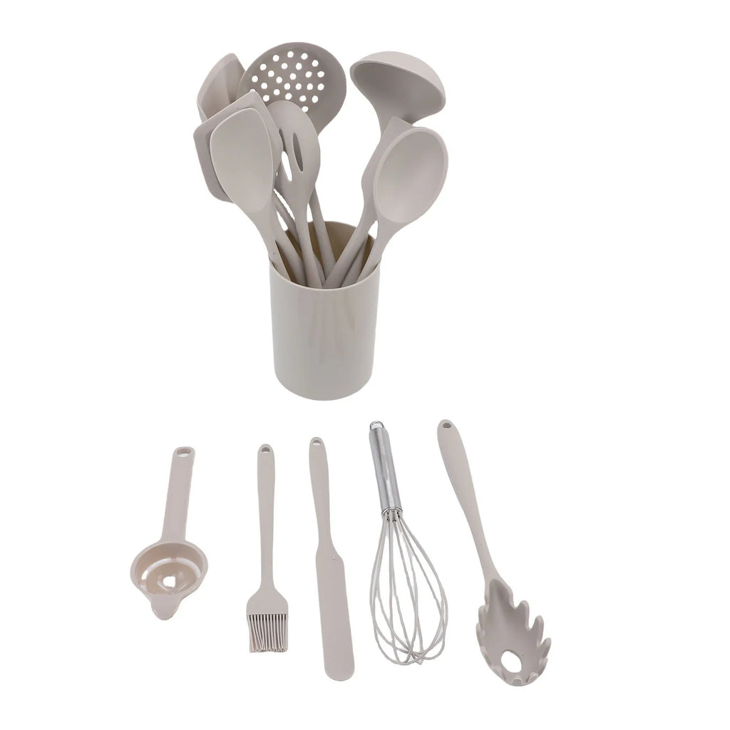 Silicone Utensil Set with Holder