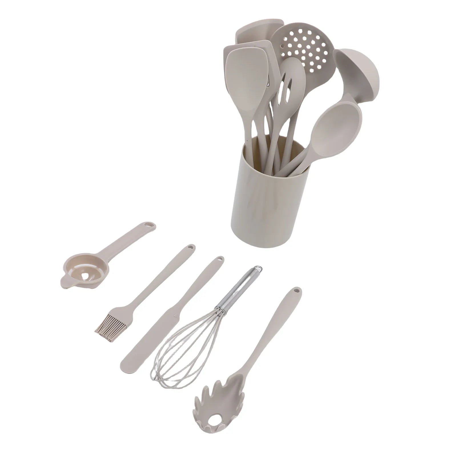 Silicone Utensil Set with Holder