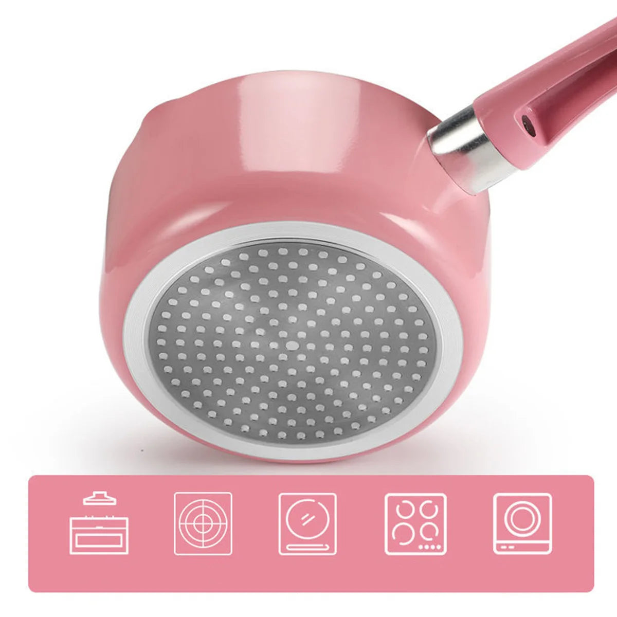 Non-Stick Aluminium Saucepan with Lid – Induction & Gas Compatible, Available in 1.4L & 2.2L