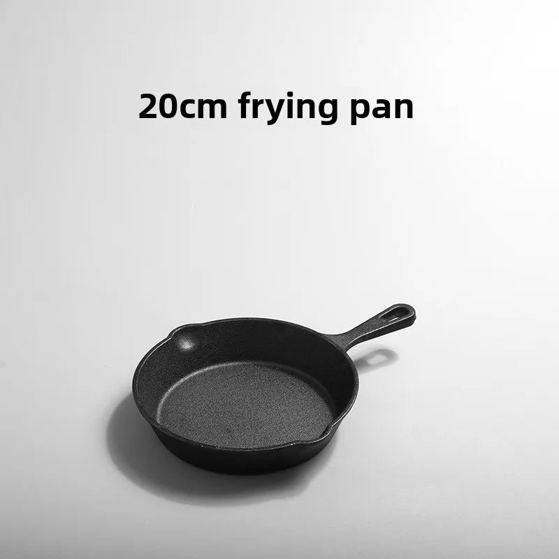 pre-seasoned cast iron skillet 20cm