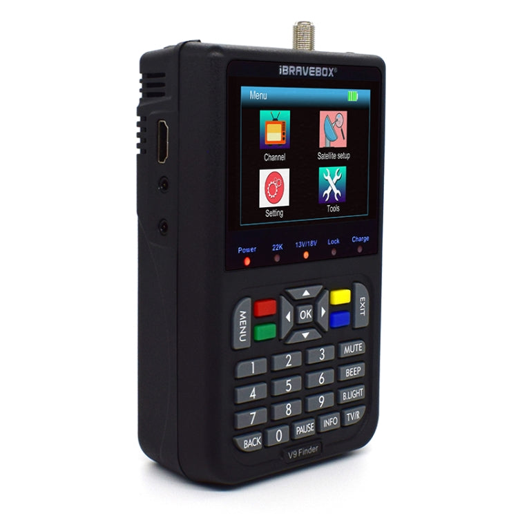 iBRAVEBOX V9 Finder Digital Satellite Signal Finder Meter, US Plug, US Plug US Plug US Plug