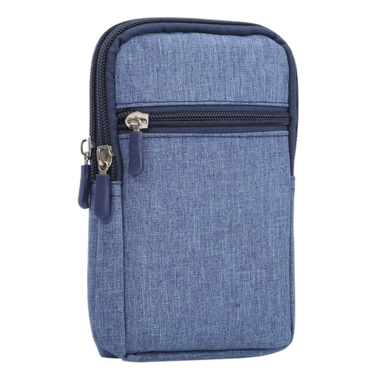 Universal Jeans Leisure Style Leather Case / Waist Bag for Galaxy S9+ & S8+ & Note 8 & S7 Edge / iPhone X & 7 & 7 Plus & 6 Plus & 6s Plus / Huawei Mate 8, Size:18.0 x 11.0 x 2.5cm – Leather