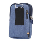 Universal Jeans Leisure Style Leather Case / Waist Bag for Galaxy S9+ & S8+ & Note 8 & S7 Edge / iPhone X & 7 & 7 Plus & 6 Plus & 6s Plus / Huawei Mate 8, Size:18.0 x 11.0 x 2.5cm – Leather