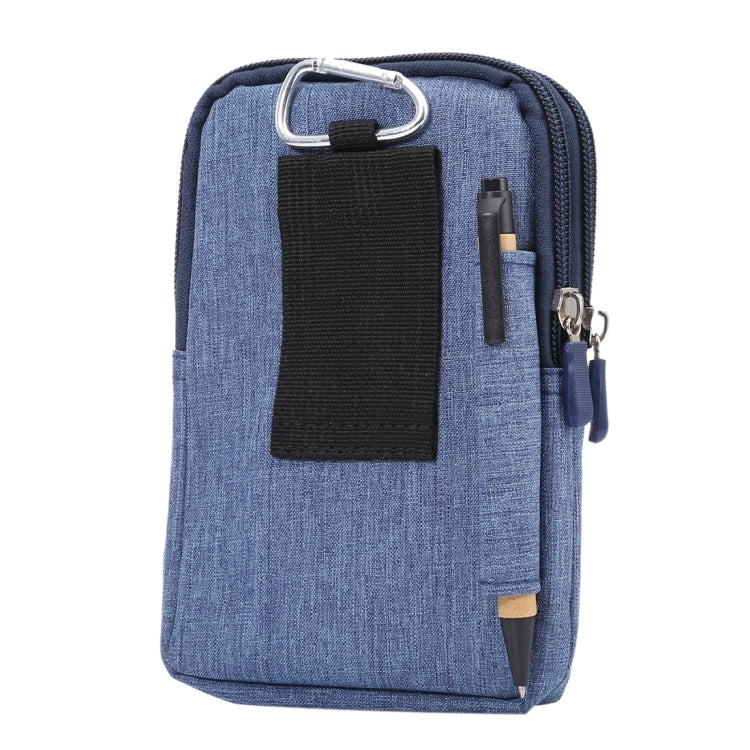 Universal Jeans Leisure Style Leather Case / Waist Bag for Galaxy S9+ & S8+ & Note 8 & S7 Edge / iPhone X & 7 & 7 Plus & 6 Plus & 6s Plus / Huawei Mate 8, Size:18.0 x 11.0 x 2.5cm – Leather