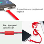 For OnePlus Phone Flash Charging USB to Type-C Data Cable, Length: 1m – Durable Build, Easy to Use
