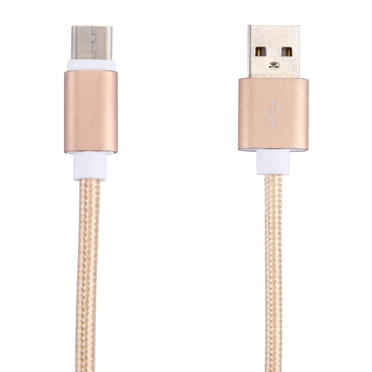 Woven Style USB-C / Type-C 3.1 Male to USB 2.0 Male Data Sync Charging Cable, Cable Length: 20cm – Durable Build, Easy to Use