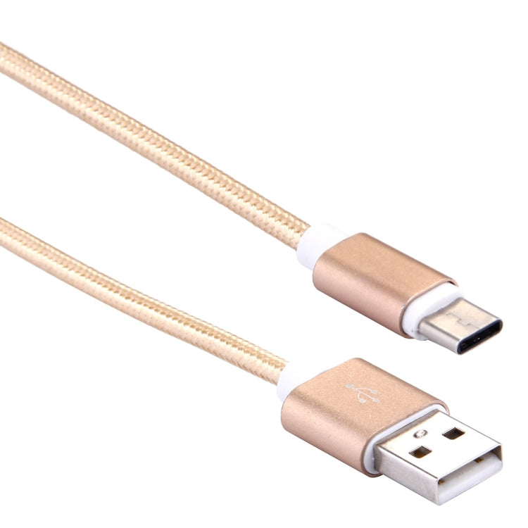 Woven Style USB-C / Type-C 3.1 Male to USB 2.0 Male Data Sync Charging Cable, Cable Length: 20cm – Durable Build, Easy to Use