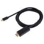 1.8m HDMI Male to USB-C / Type-C Male Adapter Cable – Data Transmission, TPU