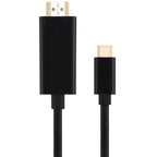 1.8m HDMI Male to USB-C / Type-C Male Adapter Cable – Data Transmission, TPU