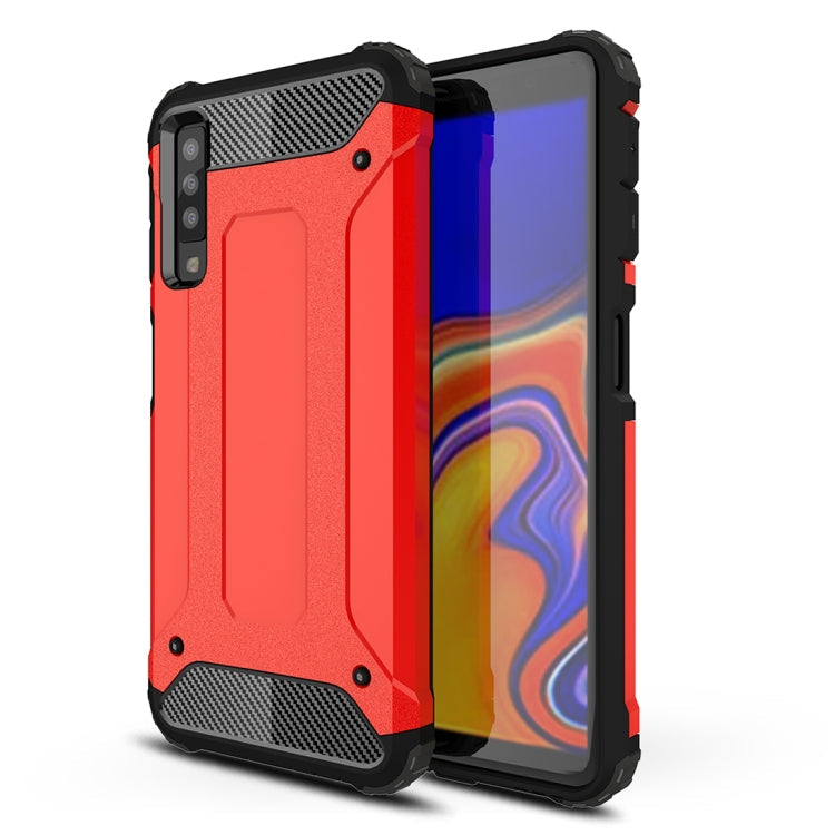 For Galaxy A7 (2018) / A750 Magic Armor TPU + PC Combination Case, Galaxy A7 (2018), For Galaxy A7 (2018) For Galaxy A7 (2018) Red