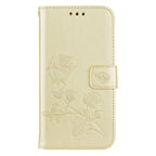 For Galaxy J3 (2017) / J330 (EU Version) Roses Pressed Flower Pattern Horizontal Flip Leather Case with Holder & Card Slots & Wallet, For Samsung Galaxy J3 (2017) / J330 (EU Version)