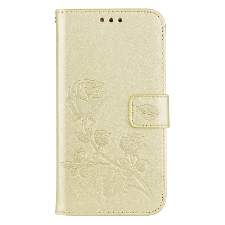 For Galaxy J3 (2017) / J330 (EU Version) Roses Pressed Flower Pattern Horizontal Flip Leather Case with Holder & Card Slots & Wallet, For Samsung Galaxy J3 (2017) / J330 (EU Version)