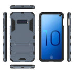 Shockproof PC + TPU Case for Galaxy S10e, with Holder, For Samsung Galaxy S10e