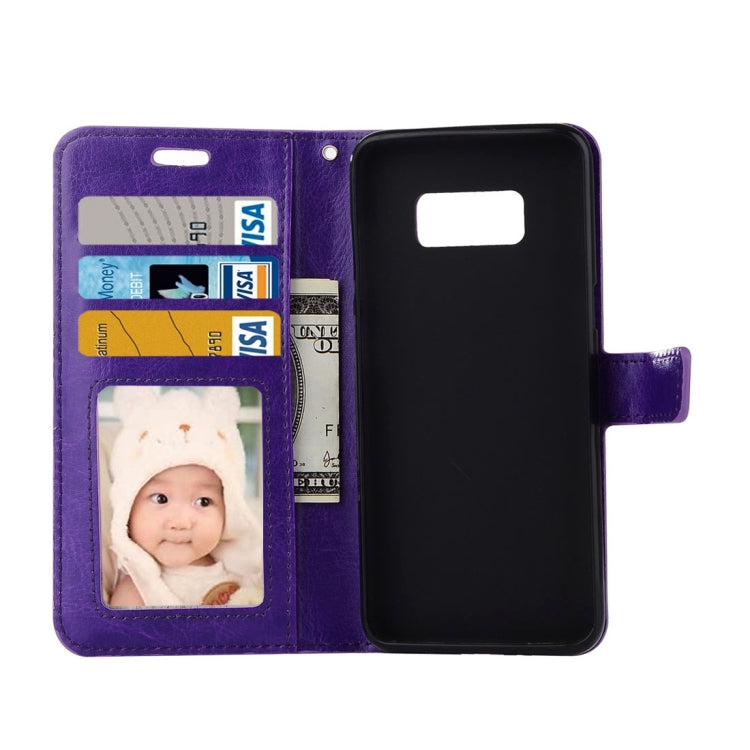 For Galaxy S8 Retro Crazy Horse Texture Horizontal Flip Leather Case with Holder & Card Slots & Wallet & Photo Frame, For Samsung Galaxy S8, For Galaxy S8, Galaxy S8