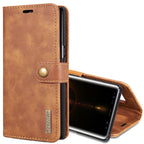 DG.MING for Galaxy Note 8 Crazy Horse Texture Horizontal Flip Detachable Magnetic Protective Case with Holder & Card Slots & Wallet, Galaxy Note 8 Galaxy Note 8 Brown