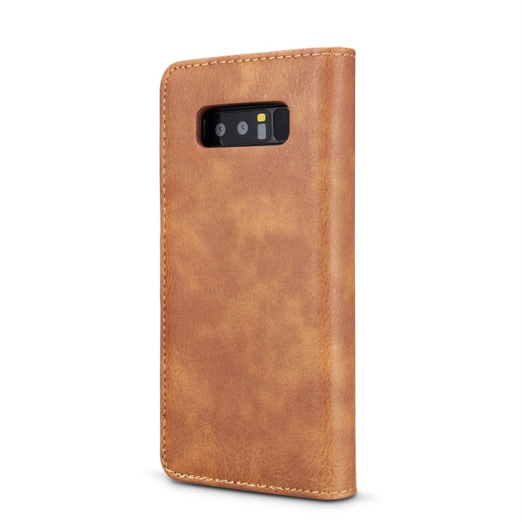 DG.MING for Galaxy Note 8 Crazy Horse Texture Horizontal Flip Detachable Magnetic Protective Case with Holder & Card Slots & Wallet, Galaxy Note 8