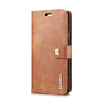 DG.MING for Galaxy S9+ Crazy Horse Texture Horizontal Flip Detachable Magnetic Protective Case with Holder & Card Slots & Wallet, Galaxy S9+