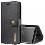 DG.MING for Galaxy S9 Crazy Horse Texture Horizontal Flip Detachable Magnetic Protective Case with Holder & Card Slots & Wallet, Galaxy S9 Galaxy S9 Black