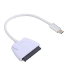 USB-C / Type-C To 22 Pin SATA Hard Drive Adapter Cable Converter, Total Length: about 23cm – Durable Build, Easy to Use Default Title