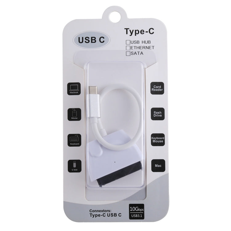 USB-C / Type-C To 22 Pin SATA Hard Drive Adapter Cable Converter, Total Length: about 23cm – Durable Build, Easy to Use