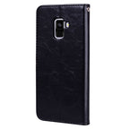 For Galaxy A8 (2018) Business Style Oil Wax Texture Horizontal Flip Leather Case with Holder & Card Slots & Wallet, For Galaxy A8 (2018)