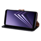 For Galaxy A8 (2018) Business Style Oil Wax Texture Horizontal Flip Leather Case with Holder & Card Slots & Wallet, For Galaxy A8 (2018)
