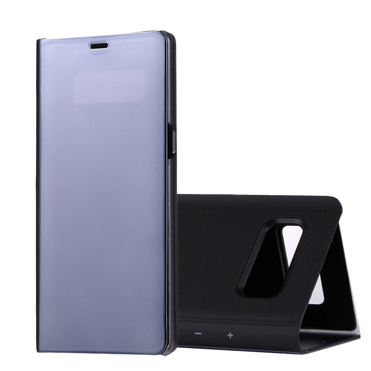 For Galaxy Note 8 Electroplating Mirror Horizontal Flip Leather Case with Sleep / Wake-up & Holder Function, For Galaxy Note 8 For Galaxy Note 8 Black