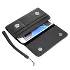 Universal Litchi Texture Vertical Flip Thwartwise PU Leather Case / Waist Bag with Back Splint & Card Slots & 15cm Lanyard for Galaxy S7 Edge & S7 & S6 Edge & S6, Huawei P9 & P9 Lite & P9 Plus & Sony Xperia Z5, Xiaomi Redmi 4, Size: 15.5 x 8 x 1.8 cm