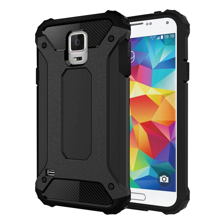 For Galaxy S5 / G900 Tough Armor TPU + PC Combination Case, For Galaxy S5 / G900 For Galaxy S5 G900 Black