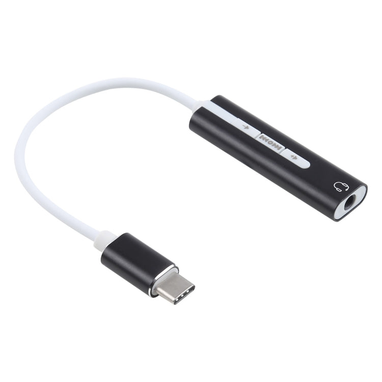 Aluminum Shell 3.5mm Jack External USB-C / Type-C Sound Card HIFI Magic Voice 7.1 Channel Converter Adapter Free Drive, USB Type-C Port Grey, USB Type-C Port Silver, USB Type-C Port Black – Durable Build, Easy to Use USB Type-C Port Black Black