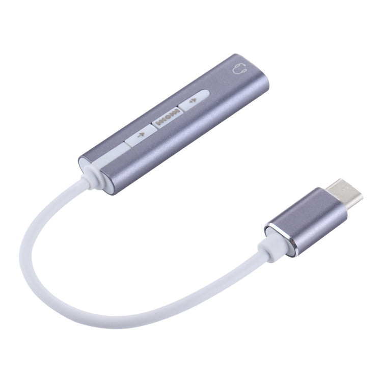 Aluminum Shell 3.5mm Jack External USB-C / Type-C Sound Card HIFI Magic Voice 7.1 Channel Converter Adapter Free Drive, USB Type-C Port Grey, USB Type-C Port Silver, USB Type-C Port Black – Durable Build, Easy to Use