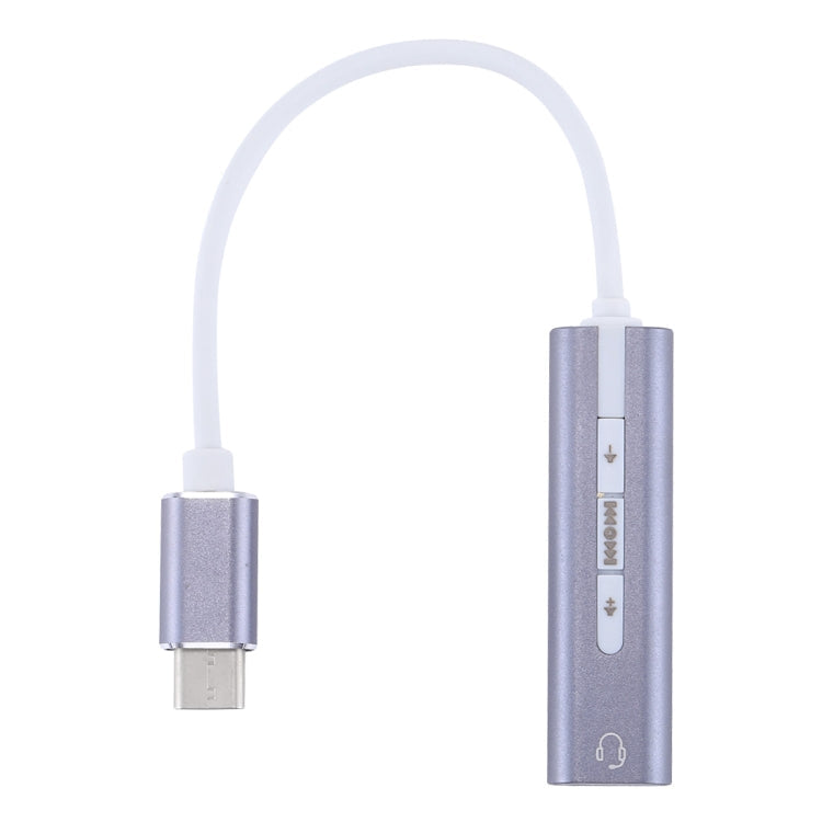 Aluminum Shell 3.5mm Jack External USB-C / Type-C Sound Card HIFI Magic Voice 7.1 Channel Converter Adapter Free Drive, USB Type-C Port Grey, USB Type-C Port Silver, USB Type-C Port Black – Durable Build, Easy to Use