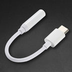 12.5cm USB-C / Type-C Male to 3.5mm Audio Female Adapter Converter, 12.5cm Type-C to 3.5mm – Durable Build, Easy to Use