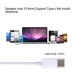 M25 USB-C / Type-C Interface Stereo Dynamic Bass Earphone with Mic – Durable Build, Easy to Use