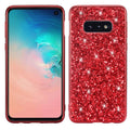 Glitter Powder Shockproof TPU Protective Case for Galaxy S10+, For Galaxy S10+ For Galaxy S10+ Red
