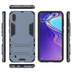 Shockproof PC + TPU Case for Galaxy M10, with Holder, For Samsung Galaxy M10