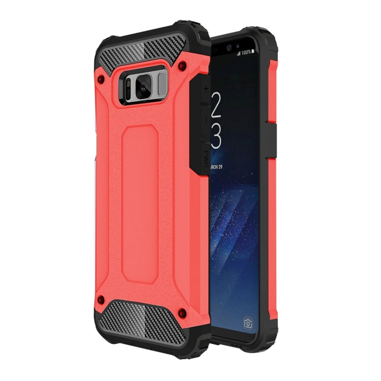 For Galaxy S8 Rugged Armor TPU + PC Combination Case, For Samsung Galaxy S8, For Galaxy S8, For Samsung Galaxy S8 For Samsung Galaxy S8 Red