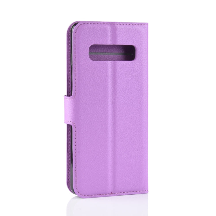 Litchi Texture Horizontal Flip Leather Case for Galaxy S10 6.1, with Wallet & Holder & Card Slots, Galaxy S10 – Card Slot, Flip, Leather, For Galaxy S10