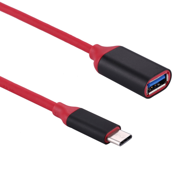 15cm Aluminum Alloy Head USB-C / Type-C 3.1 Male to USB 3.0 Female OTG Converter Adapter Cable – Aluminum Alloy