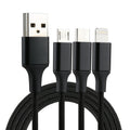 Charging Cable – Braided Nylon Black