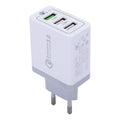 XHF30W 3 QC3.0 USB Fast Charging Wall Charger, EU Plug, EU Plug – Fast Charging, TPU