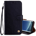 For Galaxy S8 Business Style Oil Wax Texture Horizontal Flip Leather Case with Holder & Card Slots & Wallet, For Galaxy S8 For Galaxy S8 Black