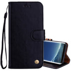 For Samsung Galaxy S8 + Business Style Oil Wax Texture Horizontal Flip Leather Case with Holder & Card Slots & Wallet, For Galaxy S8 + For Galaxy S8 + Black