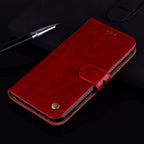 For Samsung Galaxy A5 (2017) Business Style Oil Wax Texture Horizontal Flip Leather Case with Holder & Card Slots & Wallet, For Galaxy A5 (2017)