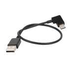 30cm USB to USB-C / Type-C Right Angle Data Connector Cable for DJI SPARK / MAVIC PRO / Phantom 3 & 4 / Inspire 1 & 2, USB to USB-C / Type-C – Durable Build, Easy to Use