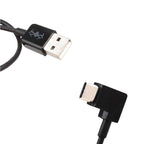 30cm USB to USB-C / Type-C Right Angle Data Connector Cable for DJI SPARK / MAVIC PRO / Phantom 3 & 4 / Inspire 1 & 2, USB to USB-C / Type-C – Durable Build, Easy to Use