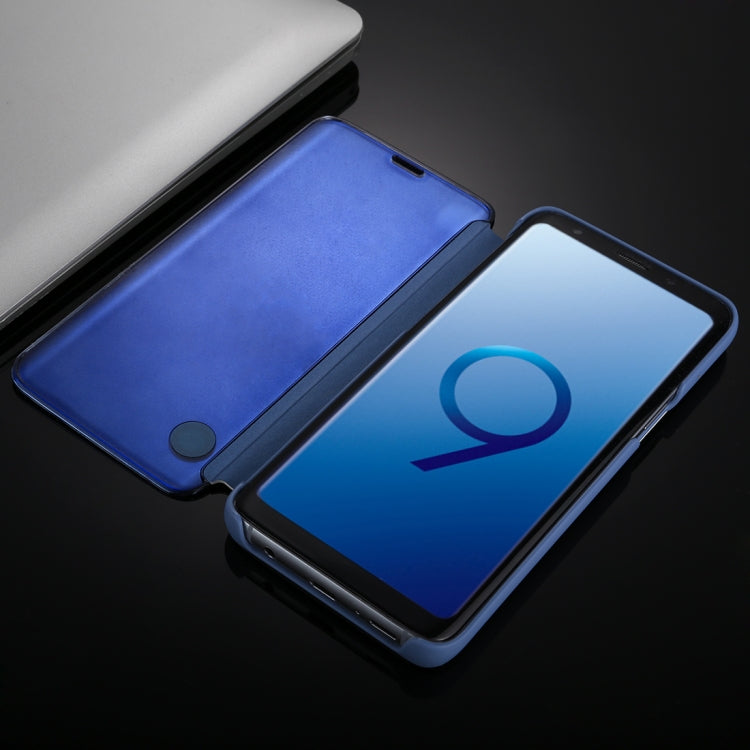 For Galaxy S9+ Electroplating Mirror Horizontal Flip Leather Case with Holder, For Galaxy S9+